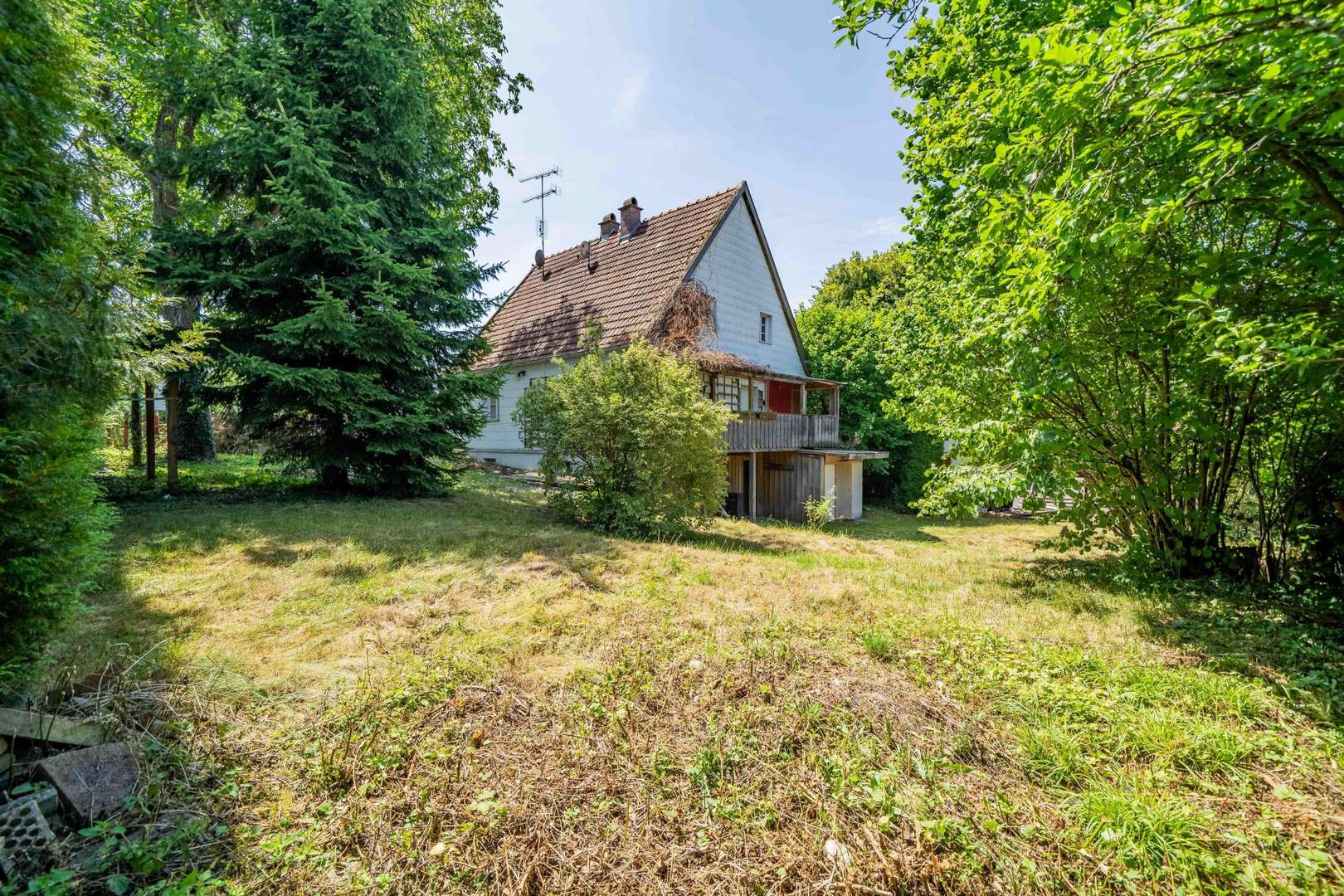Grundstück m. bestehendem Haus - Grundstück in 86938 Schondorf mit 798m² kaufen