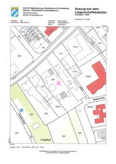 Lageplan Augsburger Str. 15 und 15a - Grundstück in 82291 Mammendorf mit 3123m² kaufen