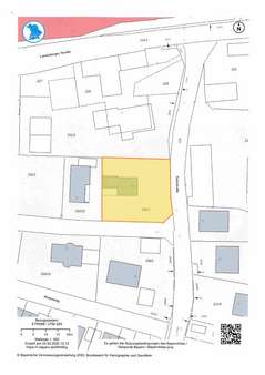 Lageplan - Grundstück in 82266 Inning mit 733m² kaufen