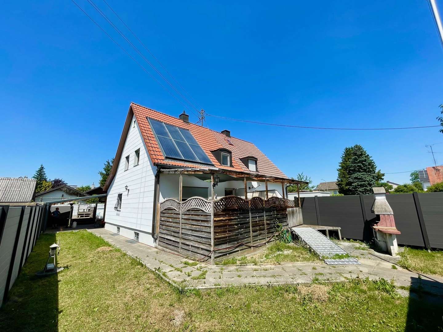 Vorderansicht Vorderansicht - Doppelhaushälfte in 82216 Maisach mit 100m² kaufen