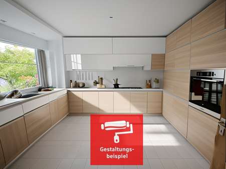 Küche - Beispiel Küche - Beispiel - Reiheneckhaus in 82256 Fürstenfeldbruck mit 124m² kaufen