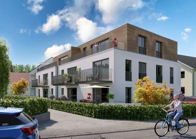 Balkonansicht - Etagenwohnung in 82110 Germering mit 108m² kaufen