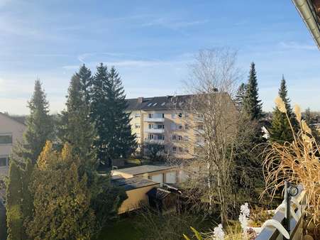 Aussicht vom Balkon - Etagenwohnung in 82140 Olching mit 52m² kaufen