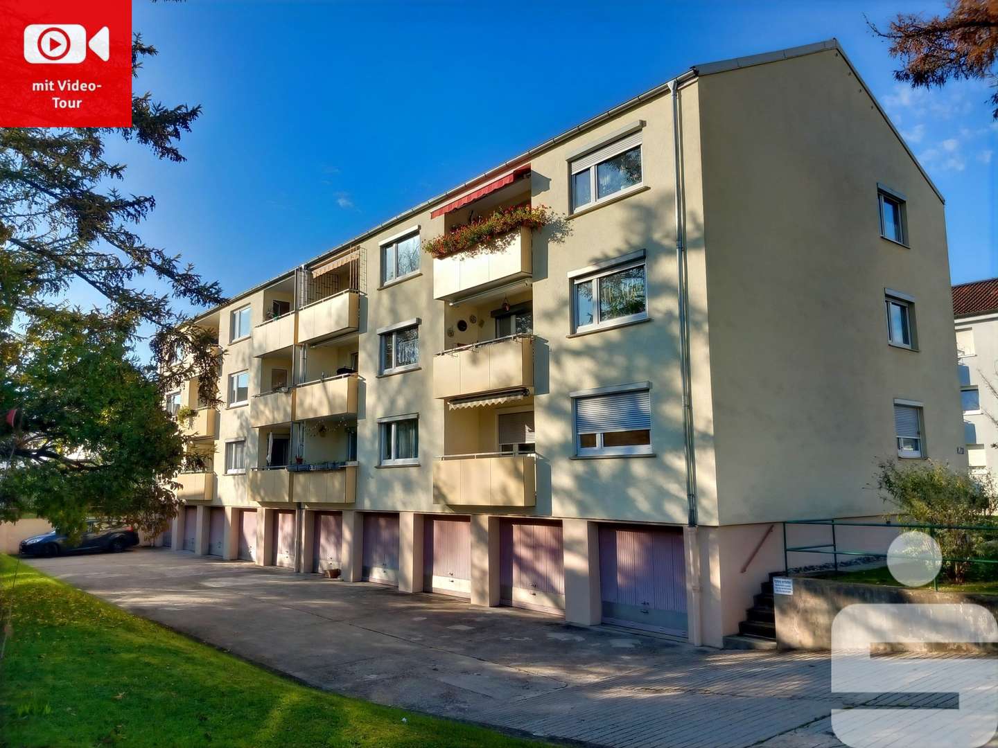 Balkonansicht - Etagenwohnung in 82110 Germering mit 60m² kaufen