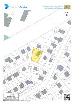 Lageplan - Grundstück in 82256 Fürstenfeldbruck mit 905m² kaufen