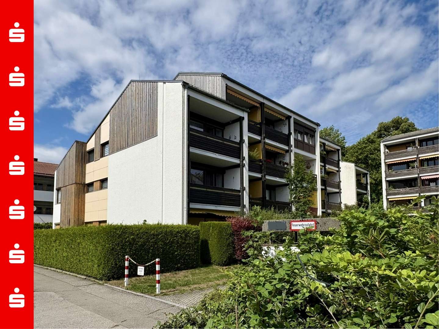 Außenansicht mit Loggien Außenansicht mit Loggien - Maisonette-Wohnung in 83646 Bad Tölz mit 93m² kaufen