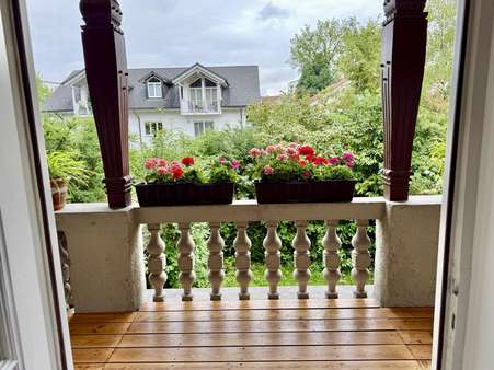 Balkon beim Esszimmer Balkon beim Esszimmer - Etagenwohnung in 82515 Wolfratshausen mit 90m² mieten