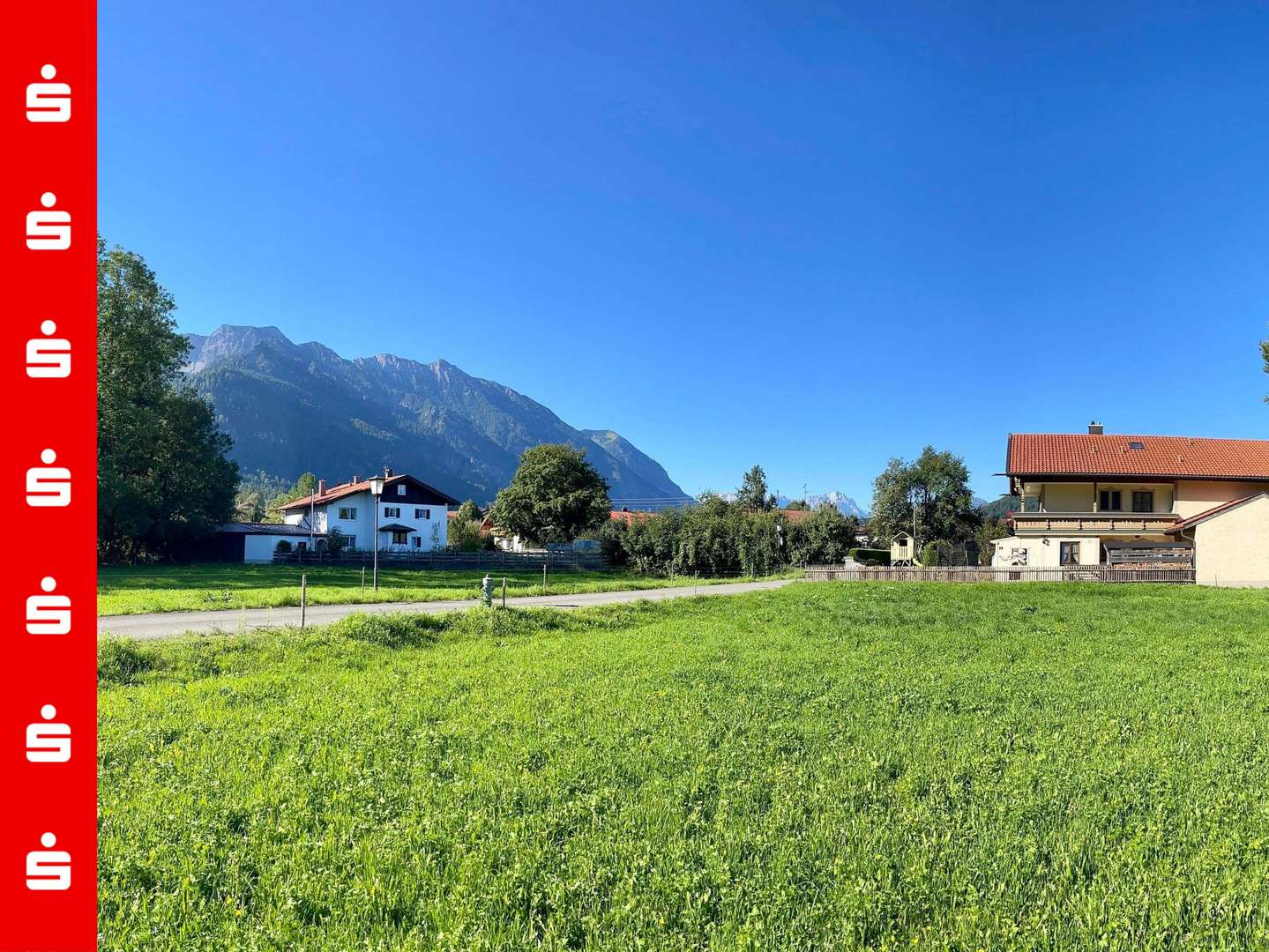 Panorama von der künftigen Terrasse - Grundstück in 82438 Eschenlohe mit 619m² kaufen