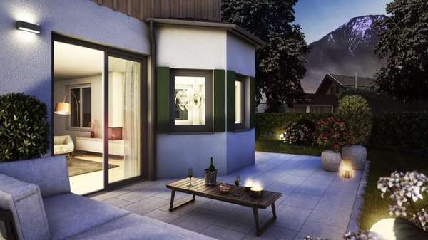 Terrasse - Erdgeschosswohnung in 83700 Rottach-Egern mit 147m² kaufen