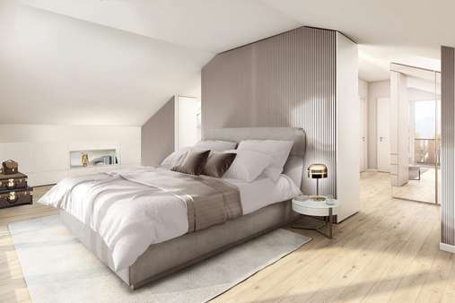 Schlafen - Penthouse-Wohnung in 83700 Rottach-Egern mit 158m² kaufen