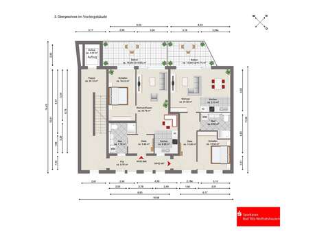 Wohnungen 2. Obergeschoss - Etagenwohnung in 82538 Geretsried mit 70m² kaufen