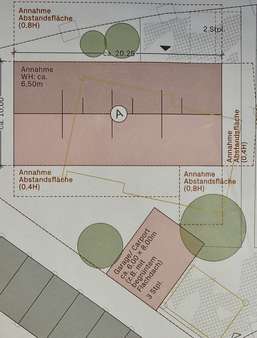 Bebauungsvorschlag mit einem kleinen Mehrfamilienhaus Bebauungsvorschlag mit einem kleinen Mehrfamilienhaus - Grundstück in 82538 Geretsried mit 749m² kaufen
