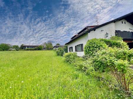 Blühwiese hinter dem Grundstück -Westansicht- - Grundstück in 82057 Icking mit 1260m² kaufen