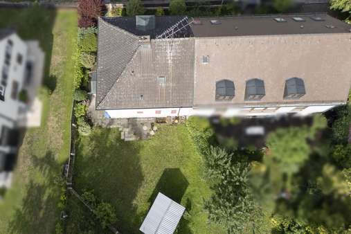 Garten aus der Vogelperspektive - Grundstück in 81671 München mit 384m² kaufen