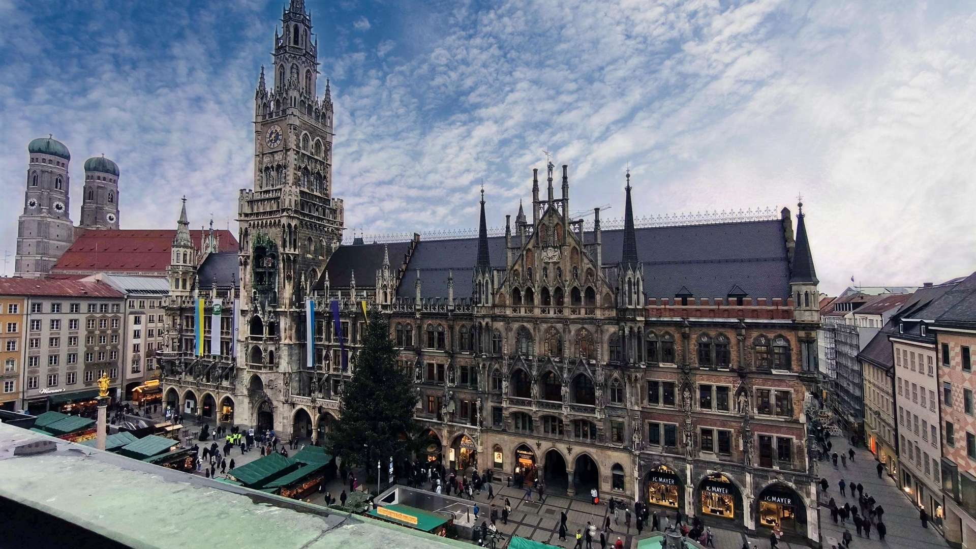 Ausblick auf das Rathaus