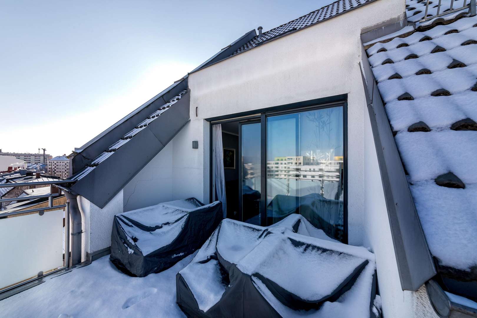 Dachterrasse Wohnzimmer