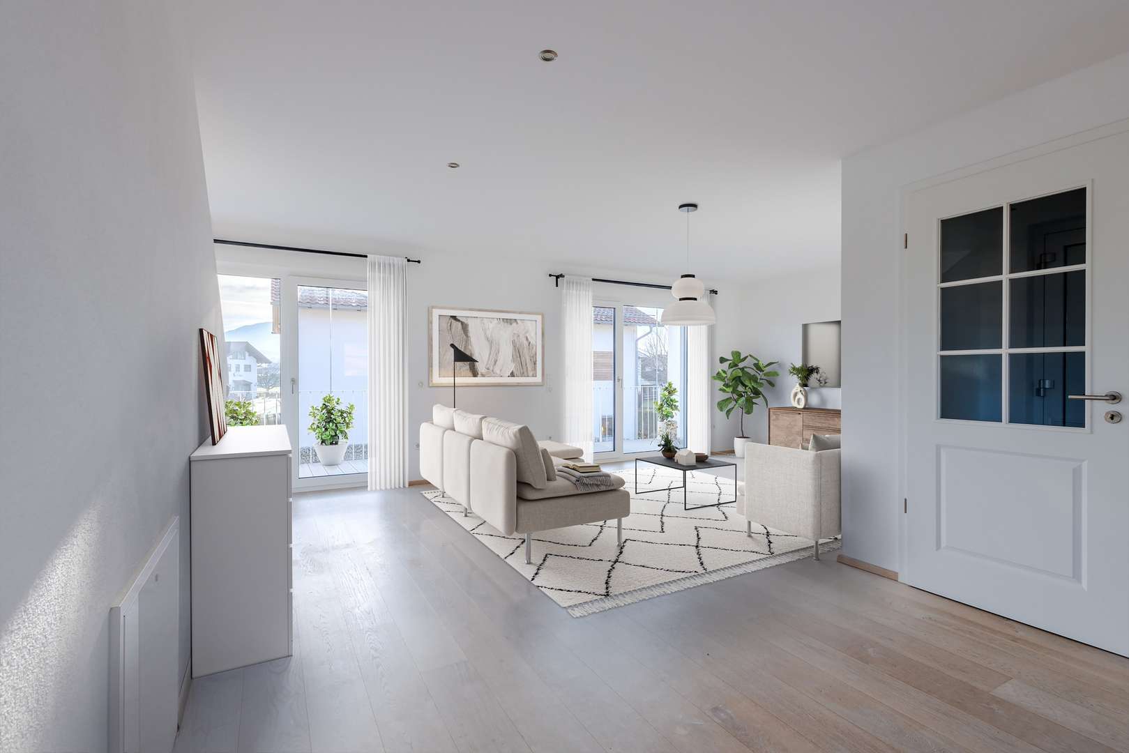 Essbereich Beispiel - Maisonette-Wohnung in 83236 Übersee mit 88m² kaufen