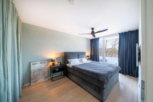 Schlafzimmer - Etagenwohnung in 81927 München mit 58m² kaufen