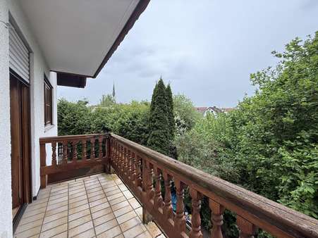 Ausblick Balkon - Einfamilienhaus in 85405 Nandlstadt mit 174m² kaufen