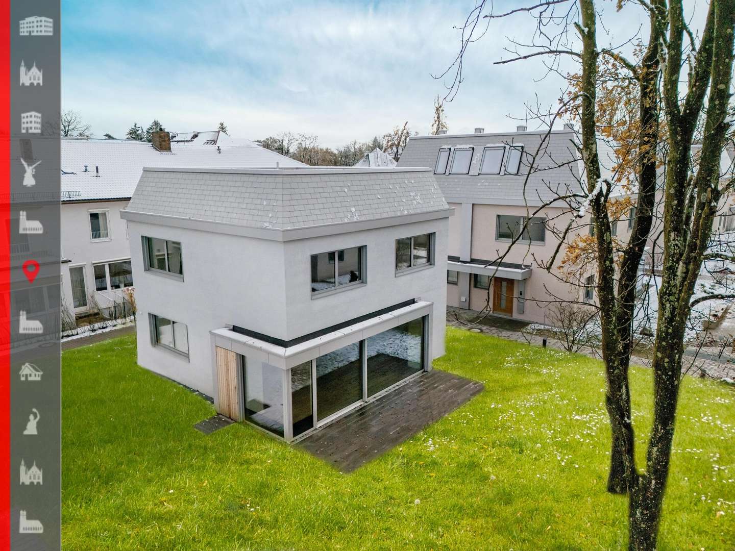 Drohnenansicht - Einfamilienhaus in 85579 Neubiberg mit 161m² kaufen