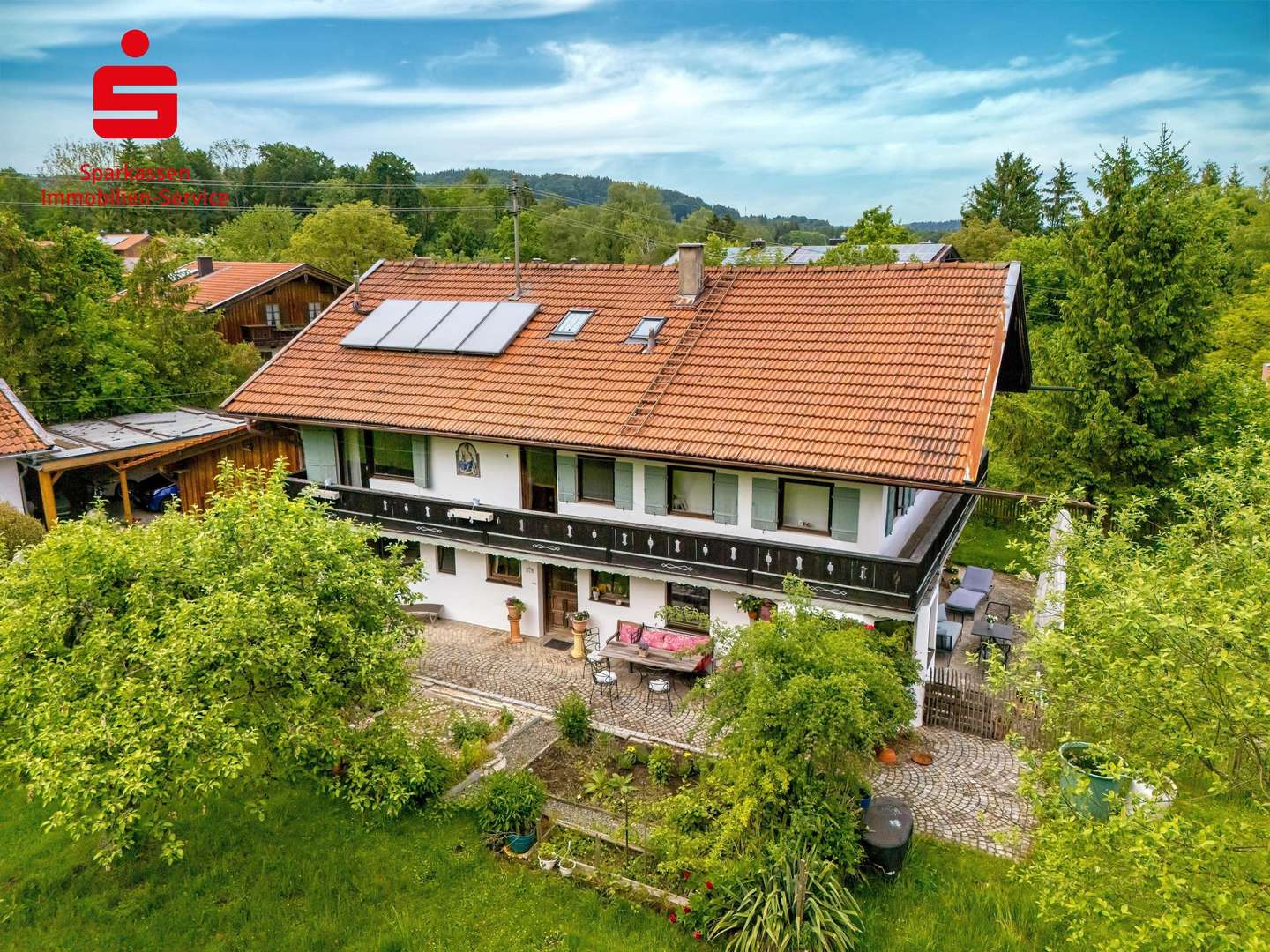 Luftbild Südseite Luftbild Südseite - Bauernhaus in 83629 Weyarn mit 273m² kaufen