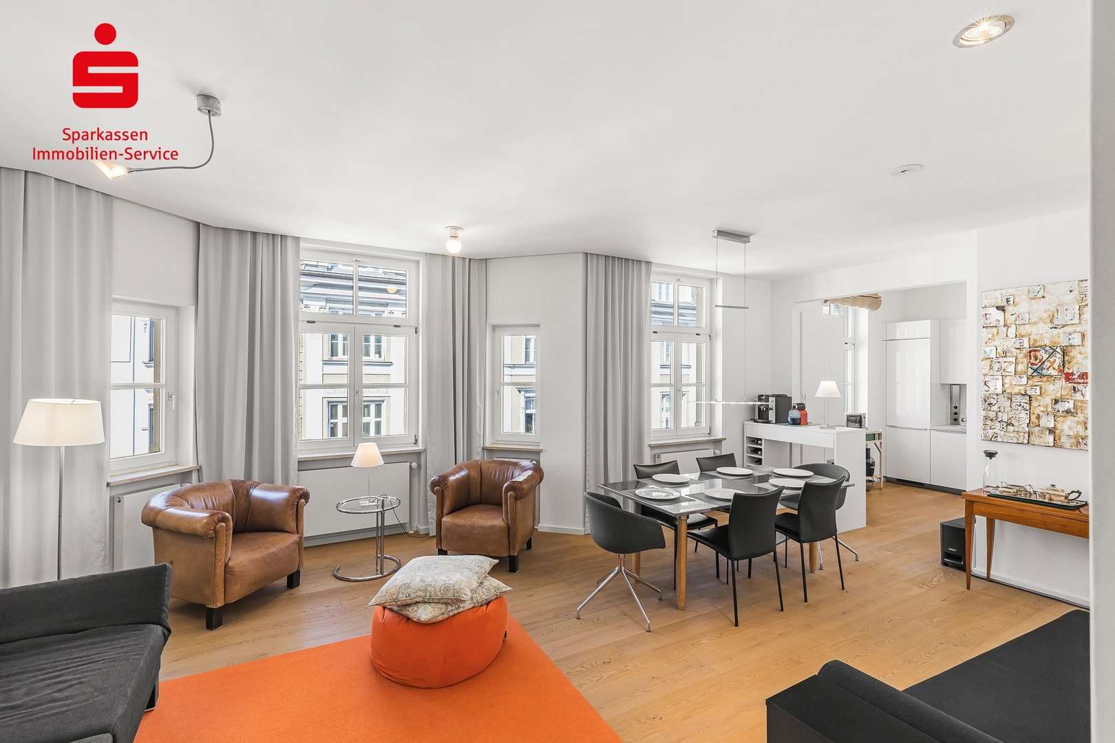 Wohnbereich - Etagenwohnung in 80538 München mit 93m² kaufen