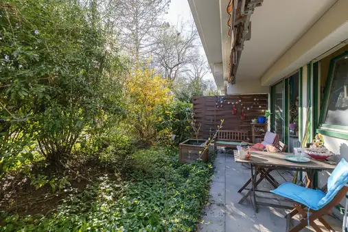 Langjährig vermietet Wohnung mit Gartenanteil in beliebter Wohnlage 