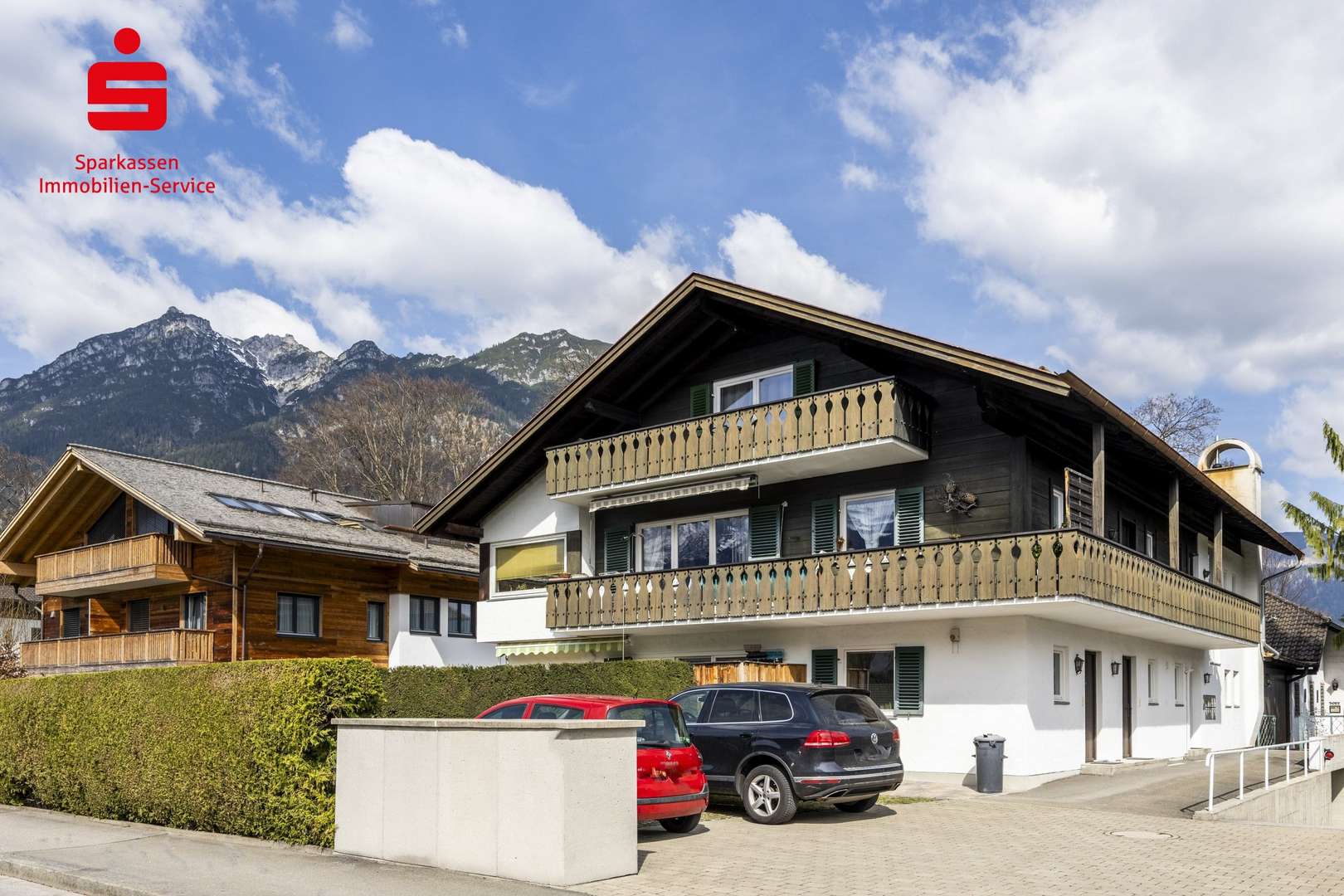 Hausansicht - Erdgeschosswohnung in 82467 Garmisch-Partenkirchen mit 28m² kaufen