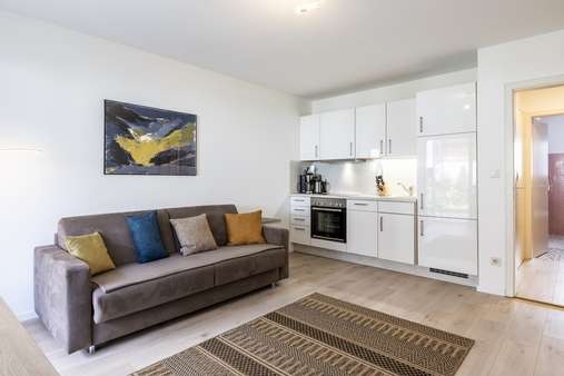 Wohnbereich - Erdgeschosswohnung in 82467 Garmisch-Partenkirchen mit 28m² kaufen