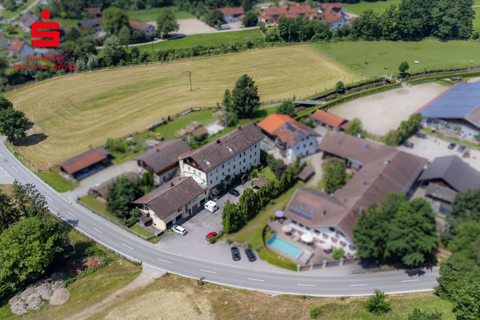 Luftansicht - Maisonette-Wohnung in 83533 Edling mit 118m² kaufen