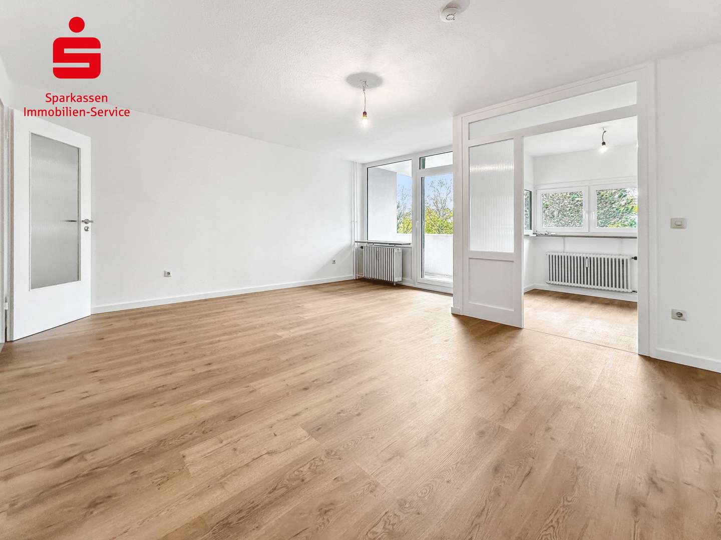 Wohnzimmer - Etagenwohnung in 81735 München mit 62m² kaufen