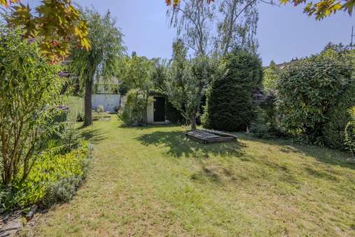Ausblick Terrasse Ausblick Terrasse - Doppelhaushälfte in 81827 München mit 150m² kaufen