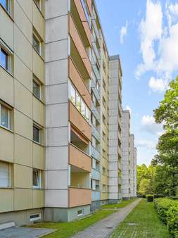 Außenansicht Rückseite - Etagenwohnung in 81927 München mit 30m² als Kapitalanlage kaufen