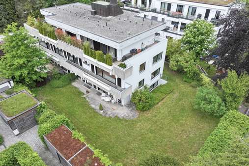 Vogelperspektive Vogelperspektive - Erdgeschosswohnung in 81545 München mit 115m² kaufen