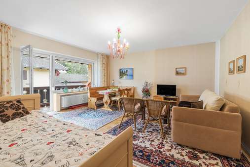 Wohnbereich - Etagenwohnung in 82487 Oberammergau mit 38m² kaufen