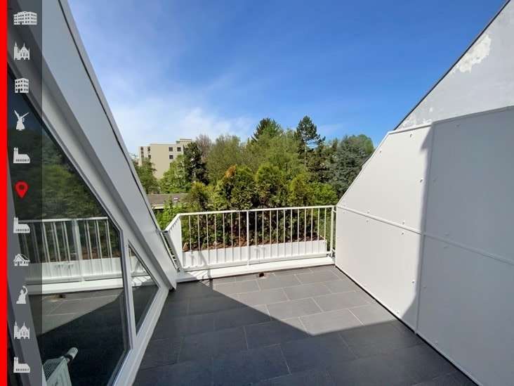 sonnige Dachterrasse sonnige Dachterrasse - Maisonette-Wohnung in 81673 München mit 80m² mieten