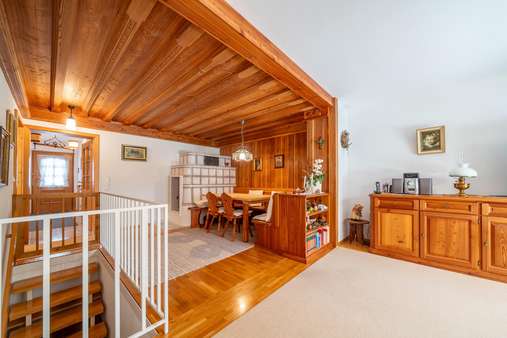 Essbereich mit Kamin Essbereich mit Kamin - Erdgeschosswohnung in 81379 München mit 77m² kaufen