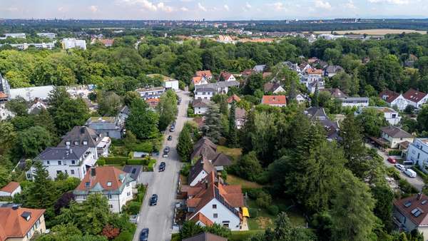 Blick in Richtung Süd-Osten... - Grundstück in 81243 München mit 671m² kaufen