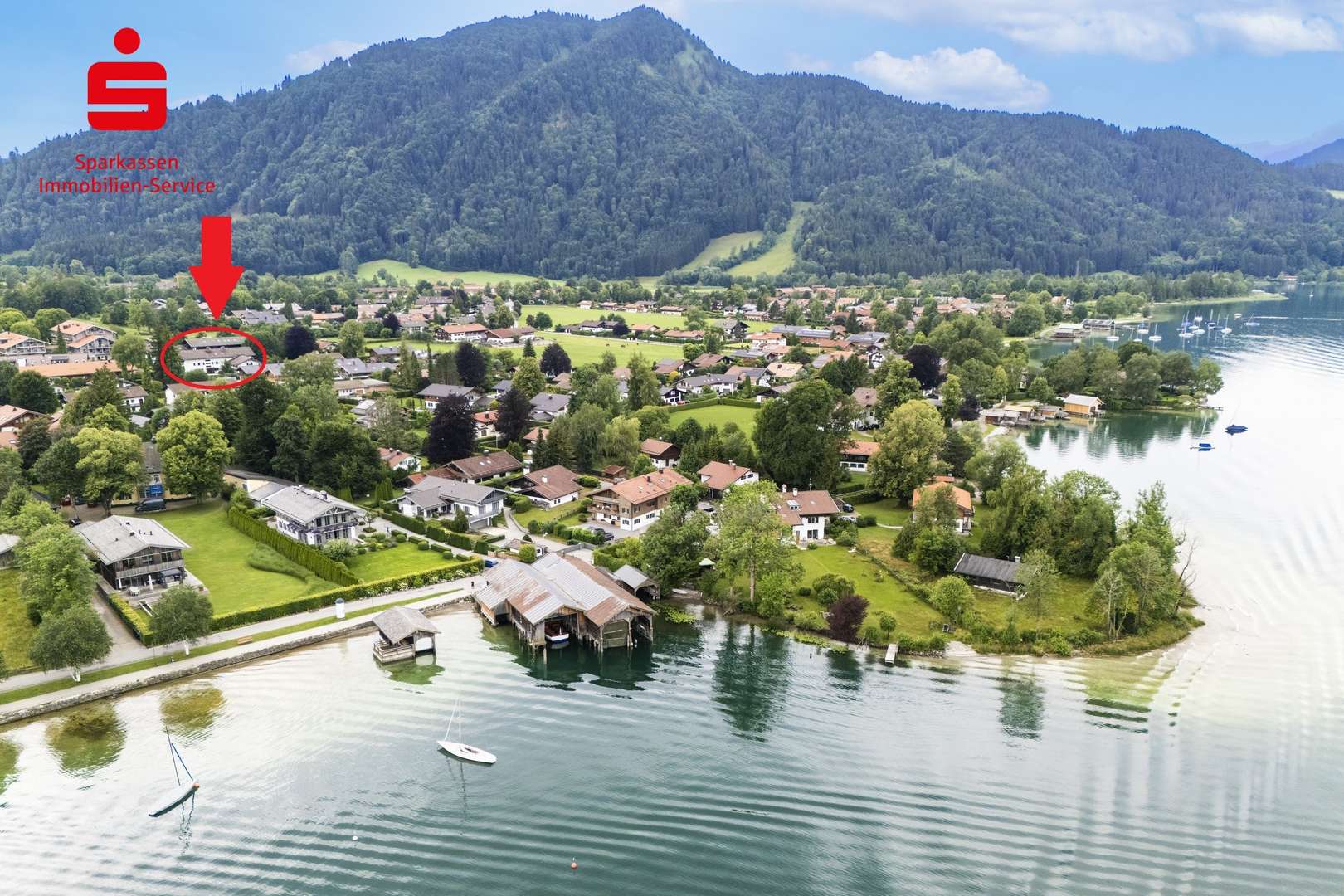 Außenansicht - Panorama Außenansicht - Panorama - Dachgeschosswohnung in 83700 Rottach-Egern mit 50m² kaufen