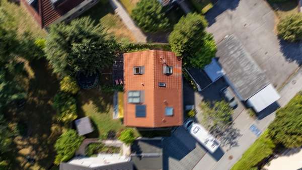 Drohne Vogelperspektive Drohne Vogelperspektive - Doppelhaushälfte in 85591 Vaterstetten mit 130m² kaufen