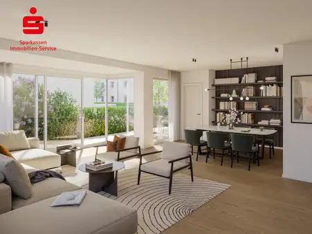 Neubau: 3-Zimmer-Gartenwohnung mit luxuriöser Ausstattung! 