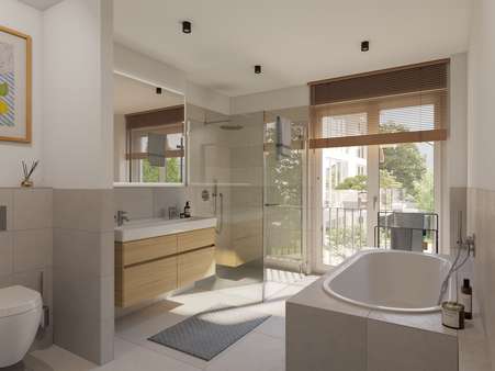 Visualisierung Badezimmer Visualisierung Badezimmer - Etagenwohnung in 81479 München mit 124m² kaufen