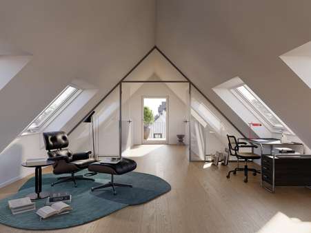 Visualisierung Galerie Visualisierung Galerie - Penthouse-Wohnung in 81479 München mit 135m² kaufen