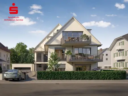 Neubau: 3-Zimmer Maisonettewohnung mit Balkon und Dachterrasse! 