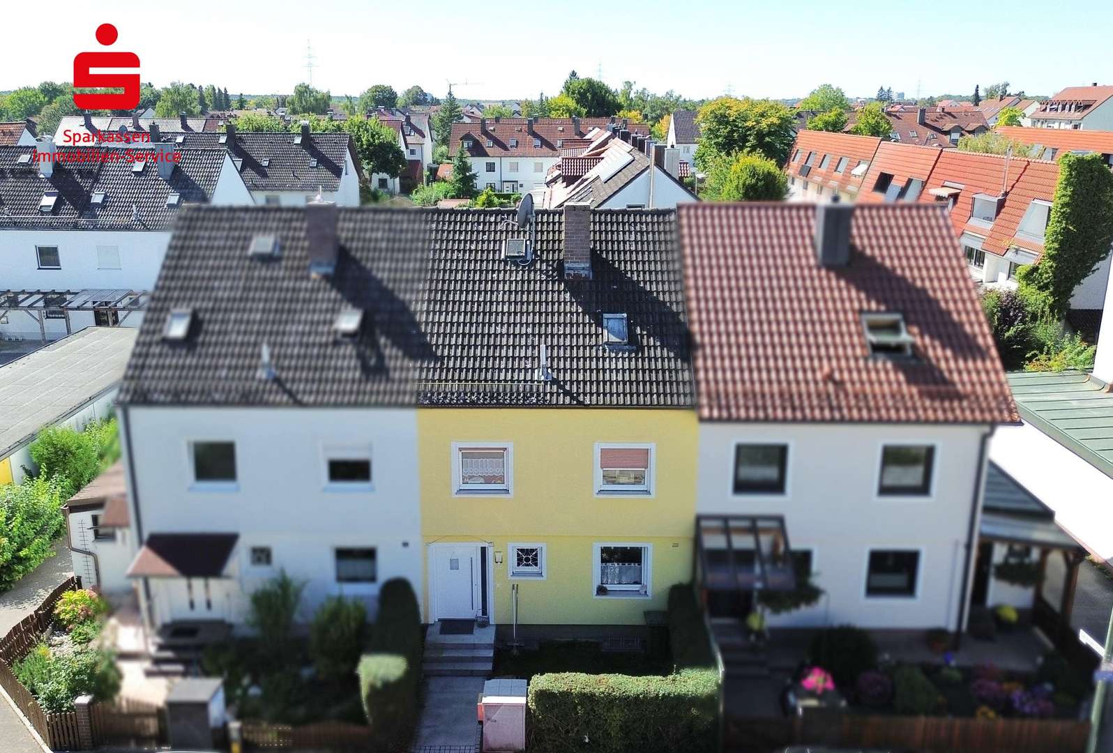 Frontansicht Frontansicht - Reihenmittelhaus in 85386 Eching mit 130m² kaufen