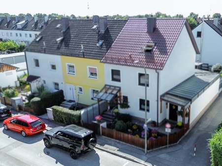 Nordansicht Nordansicht - Reihenmittelhaus in 85386 Eching mit 130m² kaufen