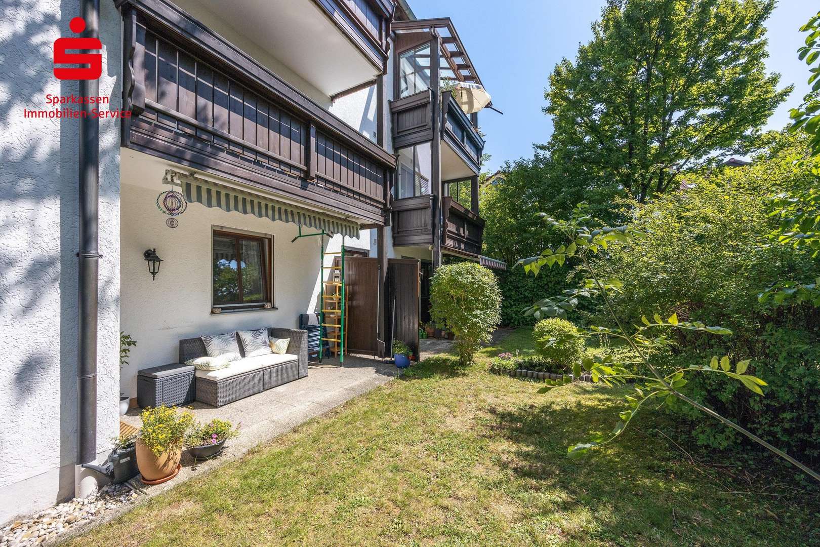 Hausansicht - Erdgeschosswohnung in 85586 Poing mit 56m² kaufen