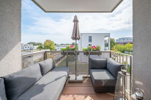 Balkon Südseite Balkon Südseite - Etagenwohnung in 85356 Freising mit 96m² kaufen