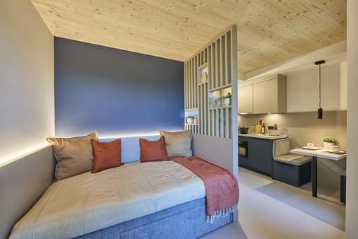 Musterwohnbereich Musterwohnbereich - Etagenwohnung in 83607 Holzkirchen mit 26m² kaufen