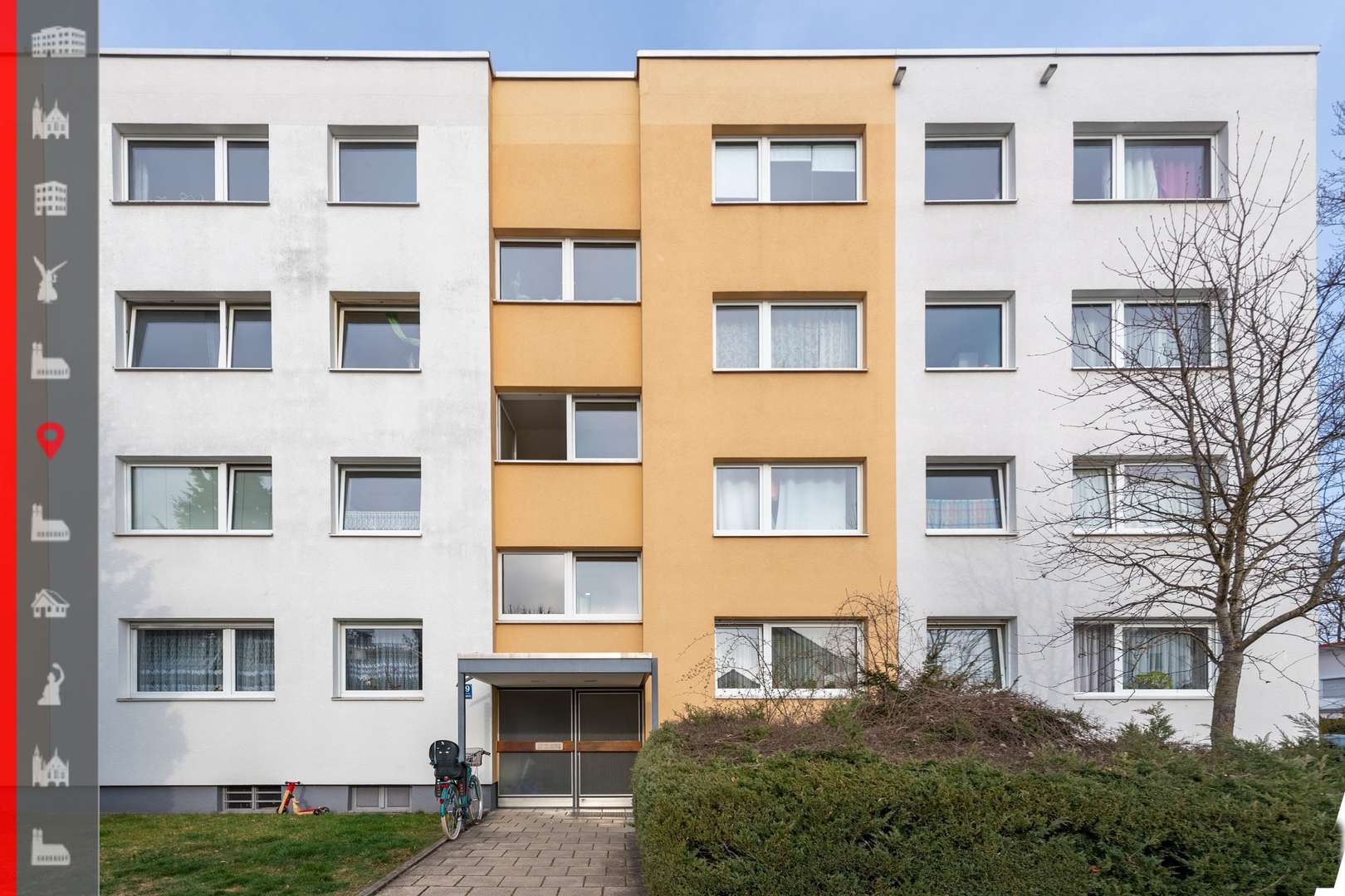 Hausansicht - Etagenwohnung in 81927 München mit 80m² kaufen